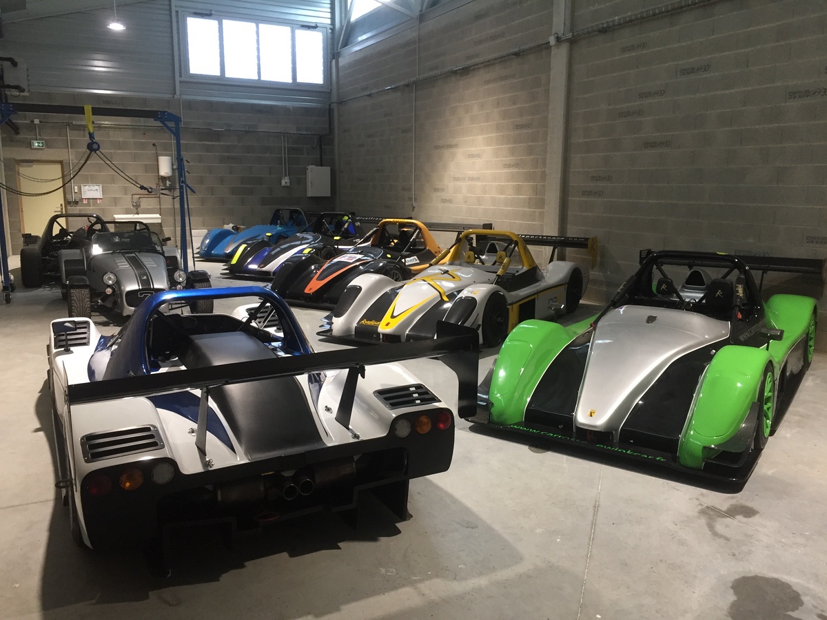 Race car storage facility